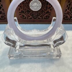 Certified Real Jade Bangle (Jadeite) #8005011 size 55mm