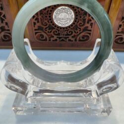 Certified Real Jade Bangle (jadeite) #8005555 size 53mm